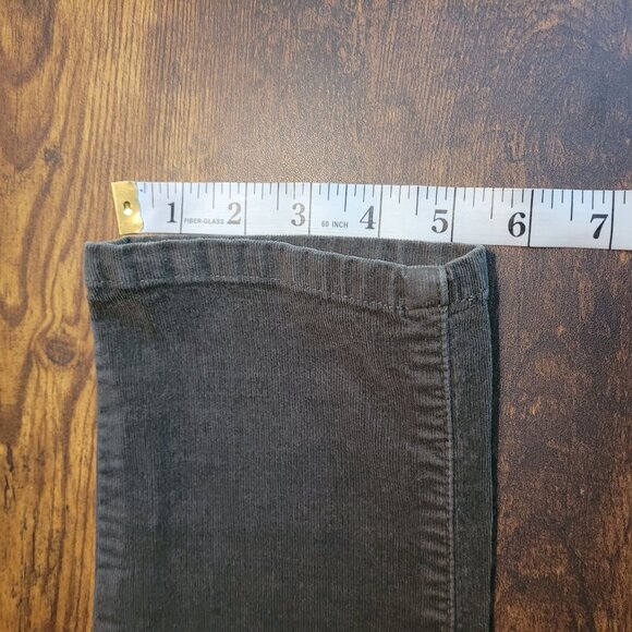 Calvin Klein Jeans Size 6 Corduroy Ultimate Skinny Olive Green Low Rise - Picture 10 of 11